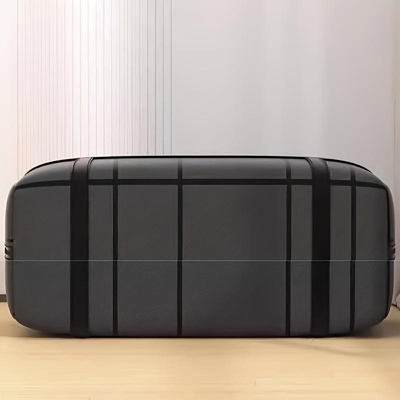 Black Moving Storage Bag - Features Reinforced Handles, a Thick And Durable Luggage Bag, Multifunctional for Organizing Clothes, Quilts, And Stockings