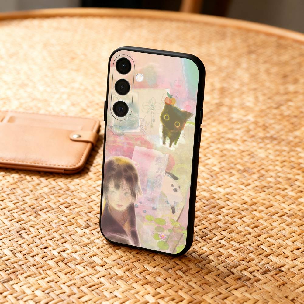 A-Art E-Essay-A-Aya T-Takano  Phone Case For Samsung  A73,A21s,A22,A31,A32,A52,A53,A71,A80,Soft Black Shell