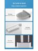 Silicone Toilet Brush Set - No Dead Angle, Wall-Mounted Bathroom Cleaning Tool