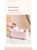 Transparent Dustproof Cosmetic Organizer: Cotton Swab, Makeup Remover, Sponge, Lipstick Storage Box with Lid.