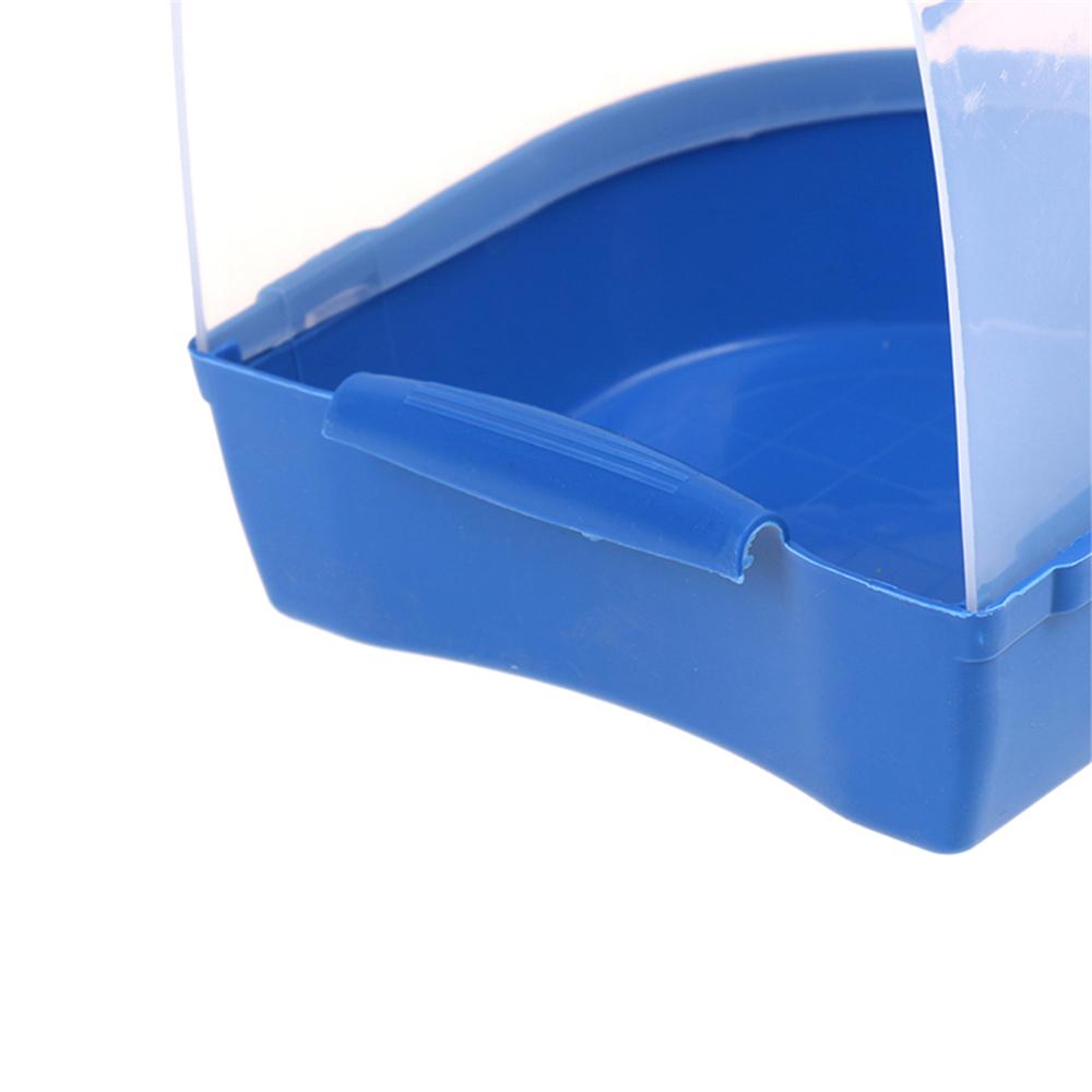 Hanging Bird Bath Cube Parrots Bathtub Bath Shower Box Cage Accessory for Little Bird Canary Budgerigar Cockatiel Lovebird Boxes