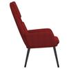 Recliner Chair Fabric Wine Red