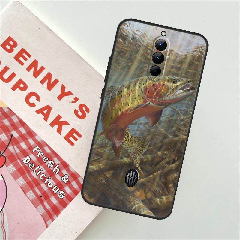 Rainbow Trout Fishing Skin Soft Case For ZTE Nubia Red Magic 9 Pro Plus 8 8S Pro 6S 7S 6 7 Pro 5S 5G 6R Back Cover