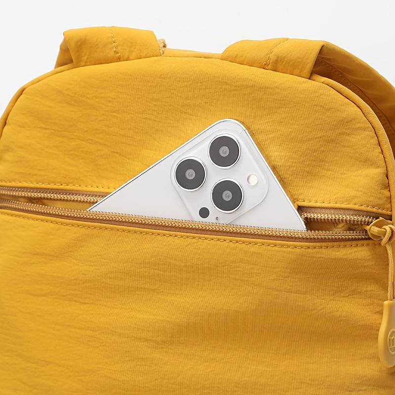 Mini-Rucksack für Damen Mehrfarbig Leichtes Nylon Kleiner Rucksack Mehrere Fächer Aufbewahrungsrucksack für Schule Reisen Täglichen Gebrauch und Wochenendausflüge