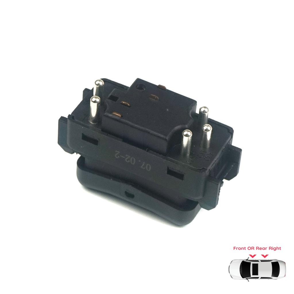 EDP632 Center Console Window Switch Front or Rear Right For Mercedes W124 A124 C124 S124 W126 C126 W463 W201 190 A1248204510