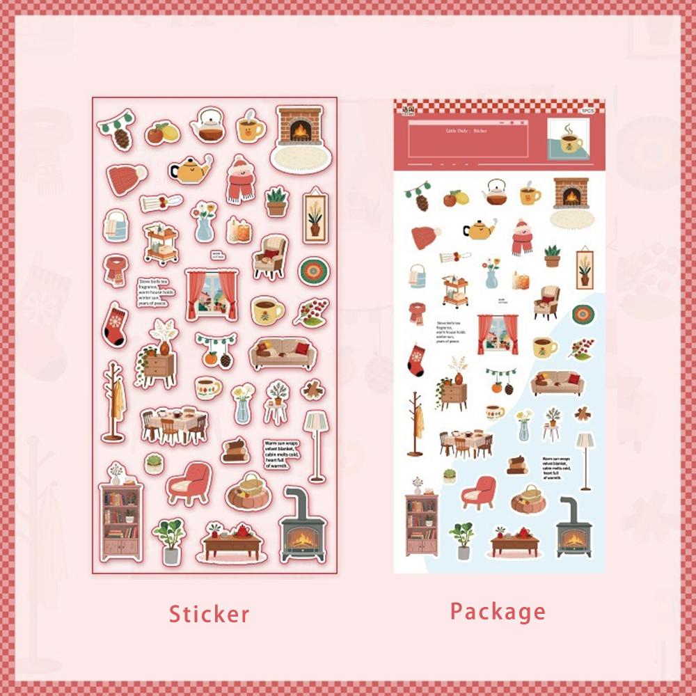Landscape Stickers Japanese Small Daily Cartoon Life Small Items Pattern Decoration Hand Tent DIY Scene Collage