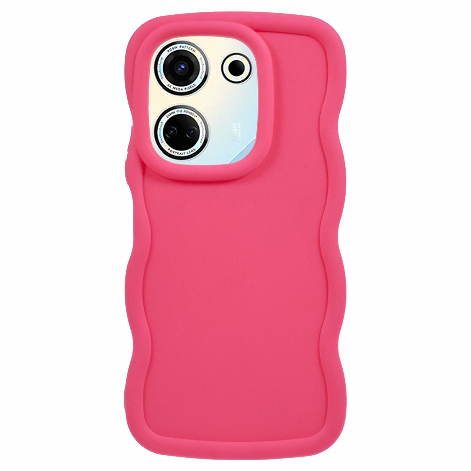 

Серия XL для TECNO Camon 20 4G/Camon 20 Pro 4G ТПУ Чехол для телефона Волнистая рамка Rose