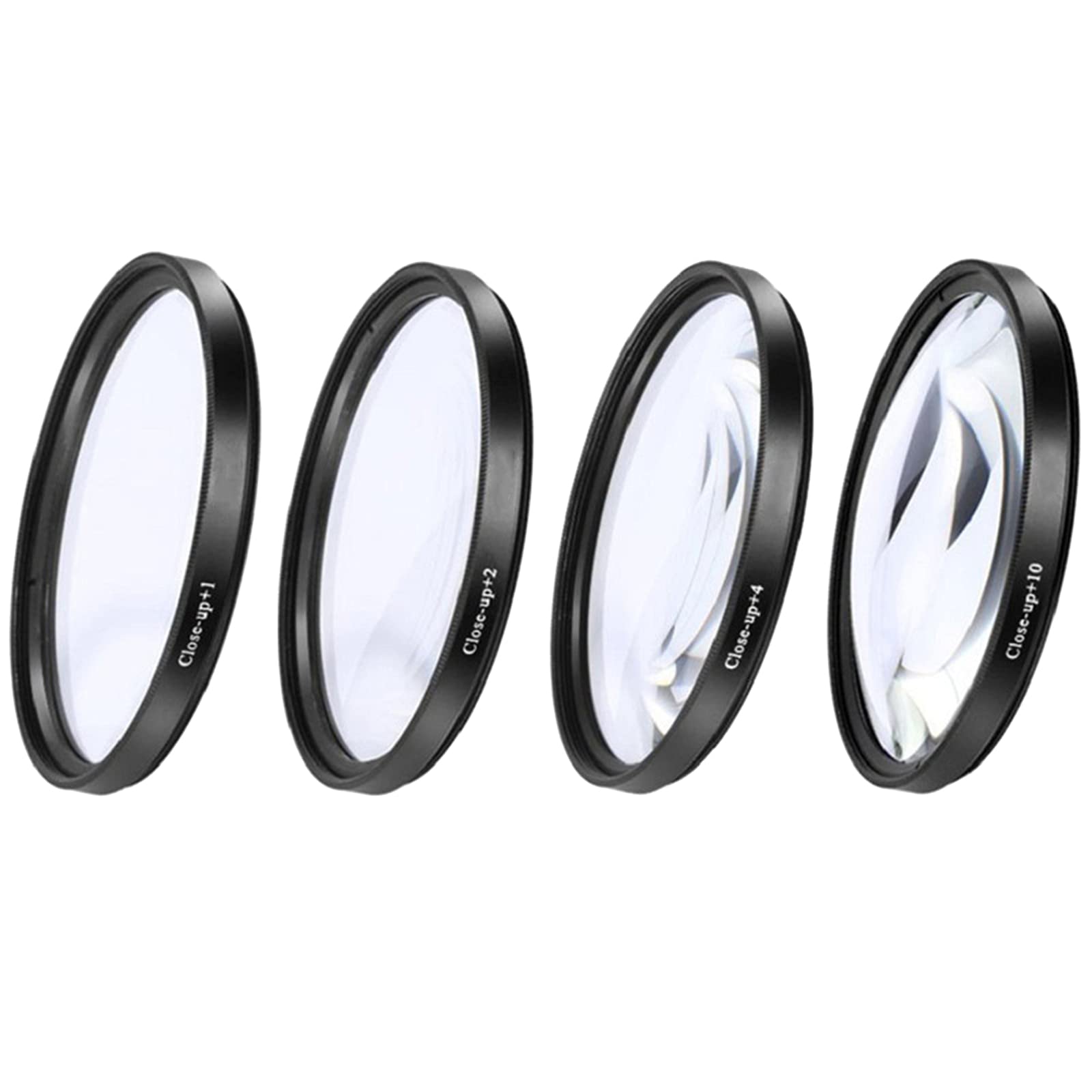

Homyl Filter Kit 1 2 4 10 Macro Conversion Lens with Lens Filter Pouch for Digital Camera Professionals 67mm 4-Piece Close-Up + + + + -