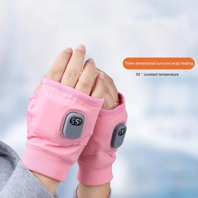1Pair Hand Warmer Heating Gloves Thermal Winter Warm Gloves Electric Heated Gloves  Women/Men