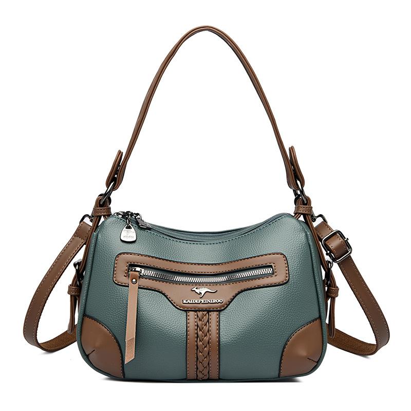 Underarm Trendy Bag, Large-capacity Color-blocking Crossbody Bag, Fashionable and Trendy Single-shoulder Women's Bag