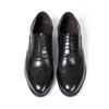 Brogue Style Men's Oxfords Genuine Leather Classic Wingtip Wedding Party Dress Shoes for Men Lace-Up Office Suit Formal Footwear