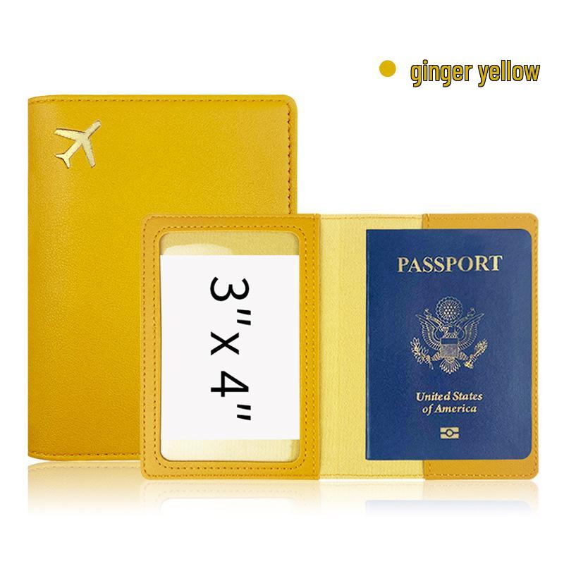 Multi-color PU Leather Passport Holder with Custom Logo Option