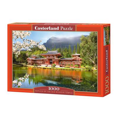 Castorland Réplica do antigo quebra-cabeça do templo Byodoin 1000 unidades