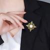 Sunflower High-end Fashion Retro Cardigan Accessories Brooch