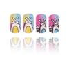 Easter Theme Glossy Colorful Fake Nails Full Cover Square Artificial Nail Tips for Stage Performance Wear