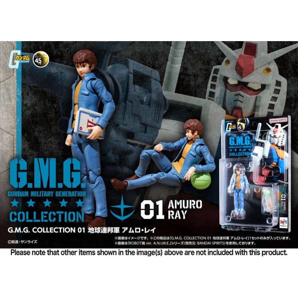 Gundam G.m.g. Collection 01 Mobile Suit Gundam Earth Federation Forces Amuro Ray  Reissue 