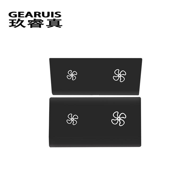 Car Styling For BMW 1 3 Series X1 X3 X5 X6 E87 E84 E90 E70 E71 Wind Air Volume Air Conditioning Fan Button Switch Cover