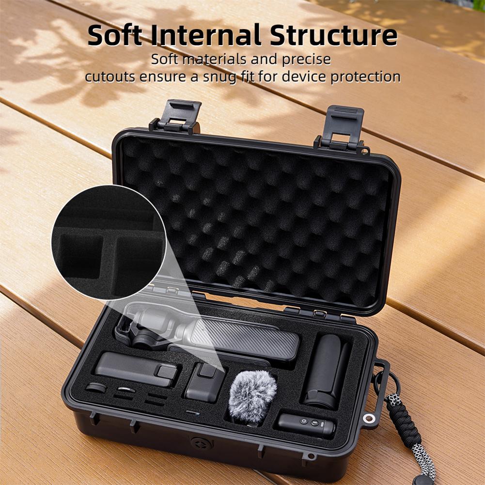 Carrying Case for DJI Osmo Pocket 3 Waterproof Storage Bag Hard EVA Protective Suitcase Travel Handbag Action Camera Accessories