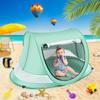 beach Baby Shade Tent UV Resistant Toddler Dome Foldable Baby Pop Up Tent for Vacation Camping Pool Beach Travel Backyard
