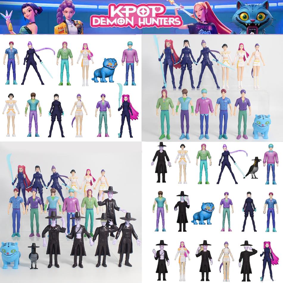 Anime Kpop Dämonenjäger Actionfigur Spielzeug Derpys Tiger Rumi Mira Zoey Sussy Figur Puppe Für Fans Geschenk