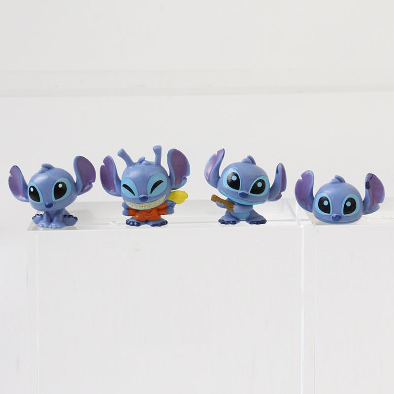 Pvc 12pcs Stitch Action Figures Model Toy Decoration Gifts Ornament Cartoon
