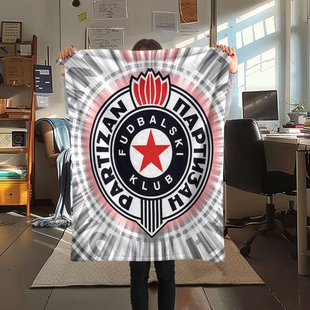 Partizan KK FlAannel Blanket, High quality Comfortable for All Seasons, Home Decor, Warmth and Comfort