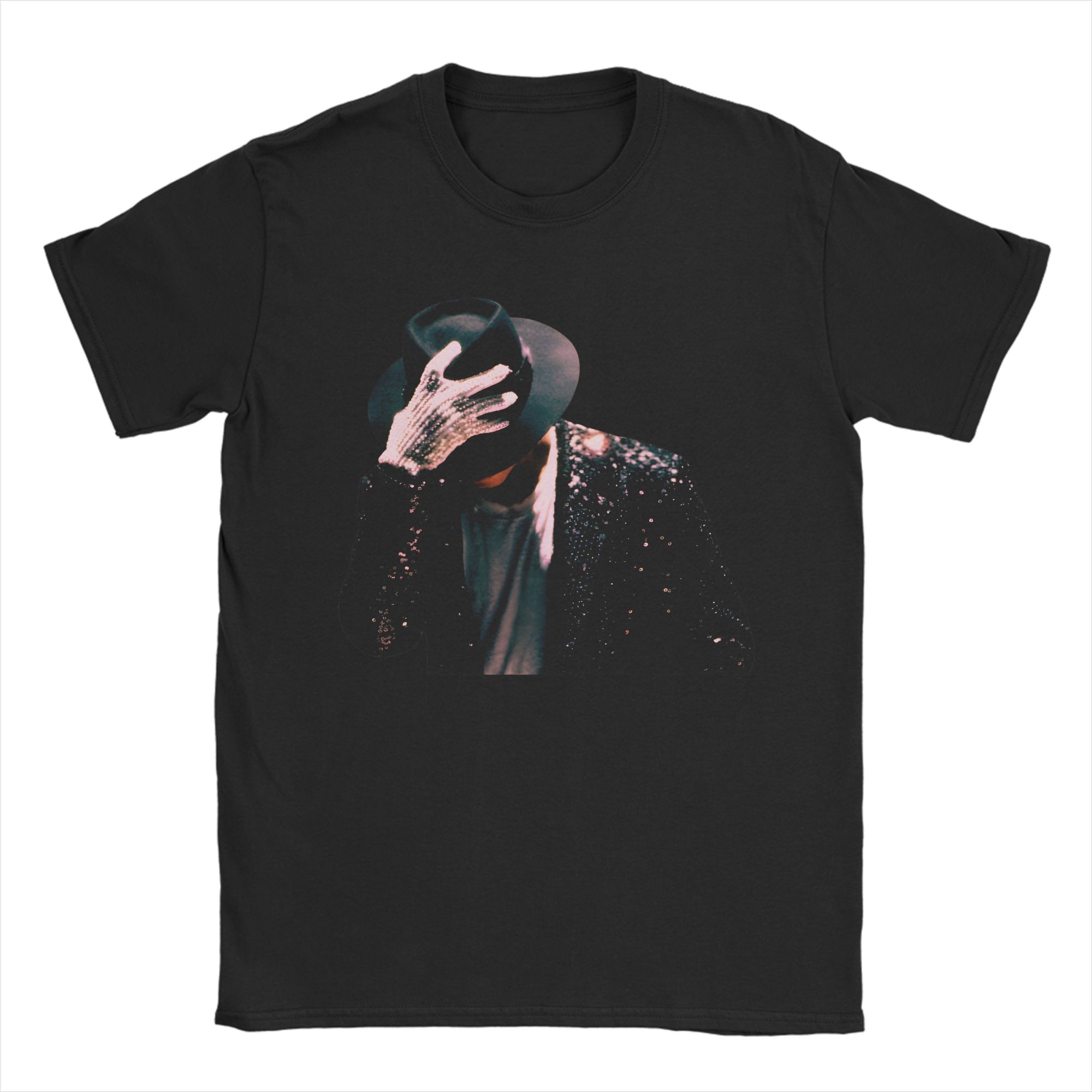 

Michael Jackson Dancer T-Shirt Beach Pure Cotton T Shirts For Men Casual Tshirt Short Sleeve Awesome Tees 5XL різнокольоровий