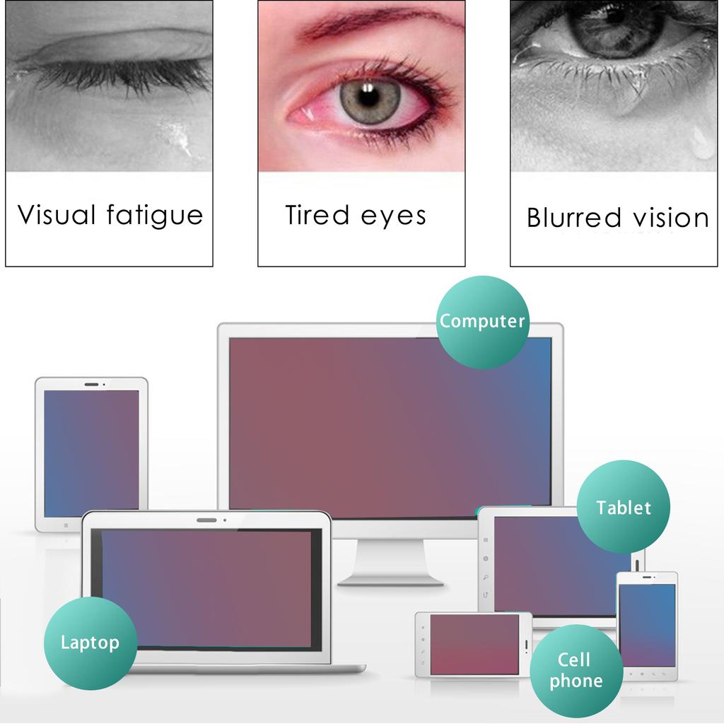 Blått lysblokkerende briller Fotokromatiske solbriller Dataspillbriller Klassisk halvinnfatning