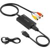 Convertisseur AV Vers HDMI - GENERIC - AIFHDAUF - 720P/1080p - Plug and Play - Noir