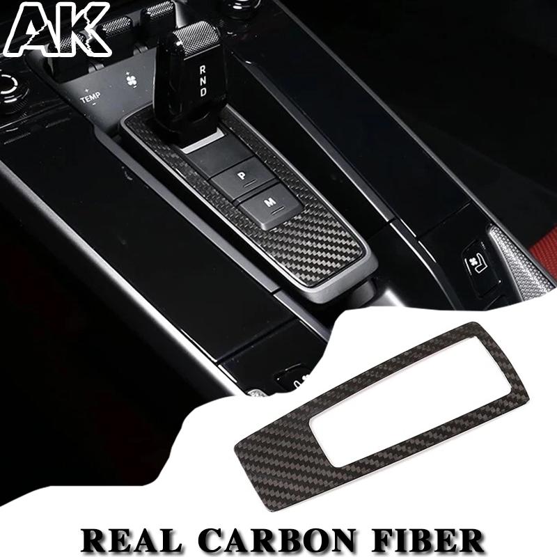 LHD/RHD Real Carbon Fiber For Porsche 911 992 GT3 2019-2027+ Car Center Gear Shift Cover Car Interior Accessories 1PCS
