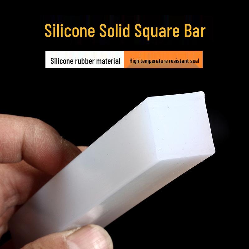 White High-Temperature Resistant Silicone Sealing and Anti-Collision Strip