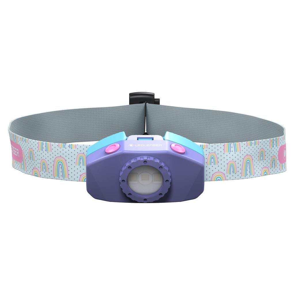 Ledlenser KIDLED2 Purple LED Headlamp for Battery Maximum 40 502538 Japanese Kids, Operated, Lumens, [Genuine Product]