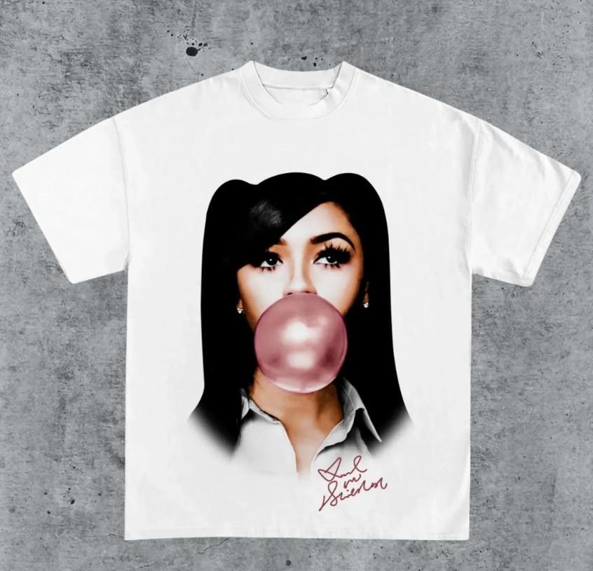 Vintage 90s Mariah Bubble Gum Bootleg Graphic Tee Unisex T-Shirt S