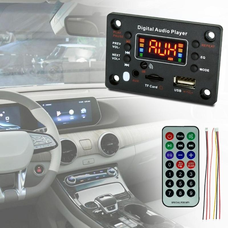 Bluetooth-compatible MP3 Decoders Amplifier Board Sound System Upgrades for Wireless Music Streaming & High Quality sound  Output