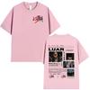 Rapper Luar La L Music Album L3TRA T Shirts Men Women Hip Hop Fashion Short Sleeve T-shirts Vintage Oversized Streetwear T-shirt 4
