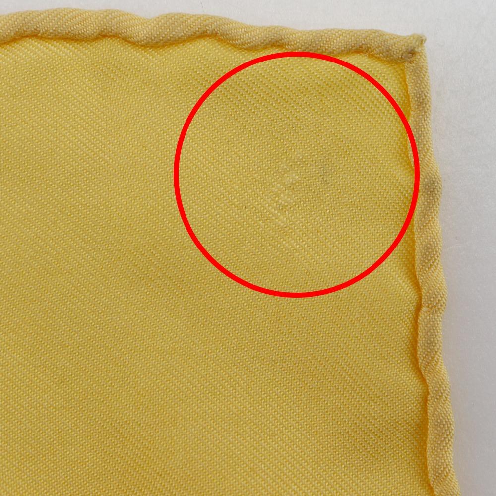 Hermes Carree90 Schal Vive le Vent Kazeyo Fuke gelbe Seide Damen Gebraucht