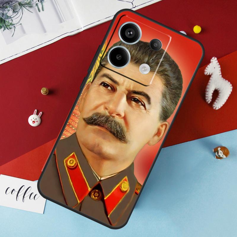 Russian Commander Stalin Case For Xiaomi Redmi Note 14 13 Pro 12 11 10 15 Pro Plus Redmi 15 10C 12C 13C 14C 15C Cover