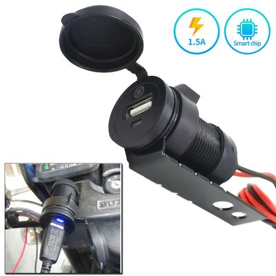 12V Schnellladegerät für elektrische Motorräder und Mobiltelefone, wasserdicht, USB-Stecker, Zigarettenanzünder-Netzteil