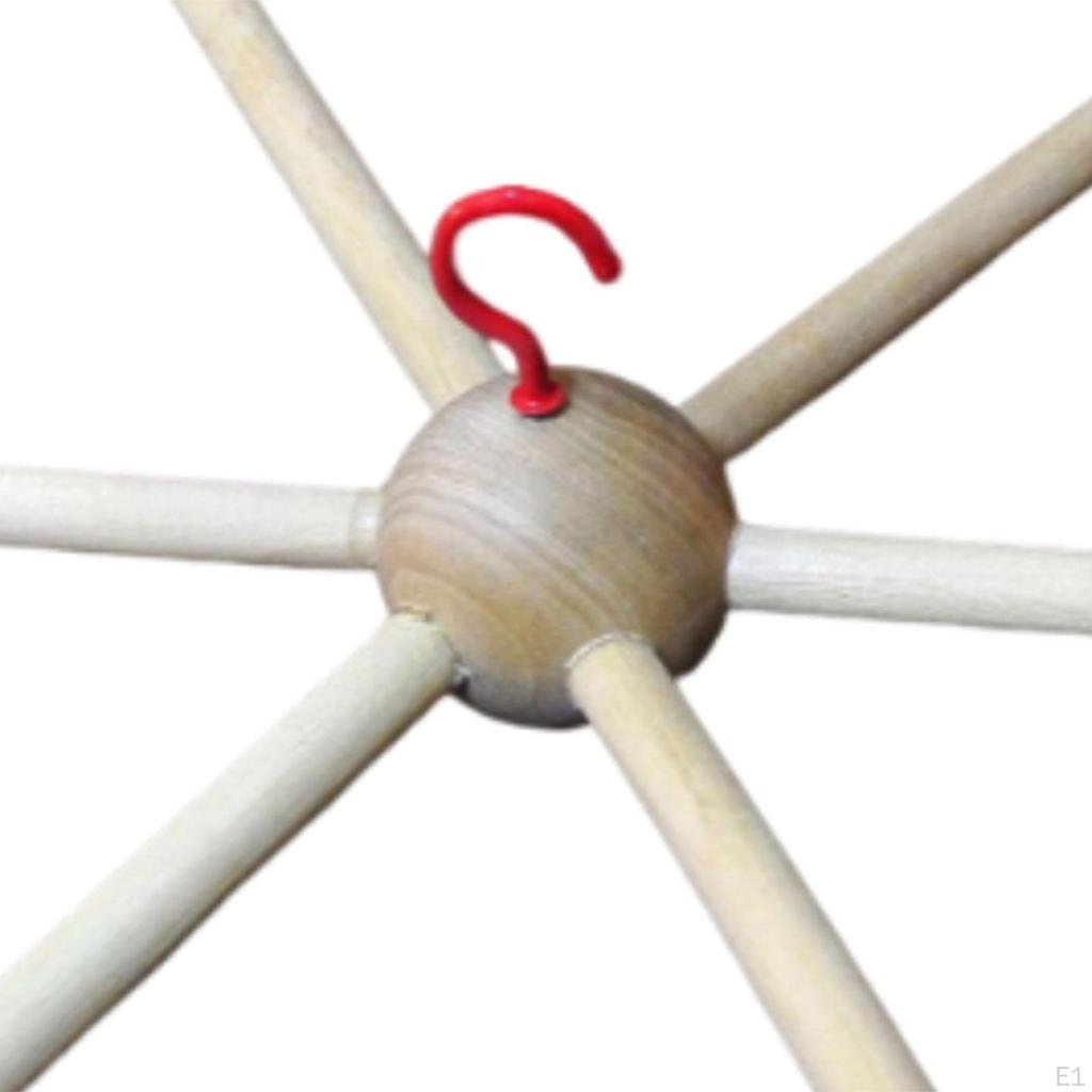 Wood Mobile Frame Kit Wind Chime Creative Hanger Rattle Toy Bed Bell Toys for