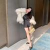 Women's Winter Short Style Imitation Raccoon Fur Grass Coat