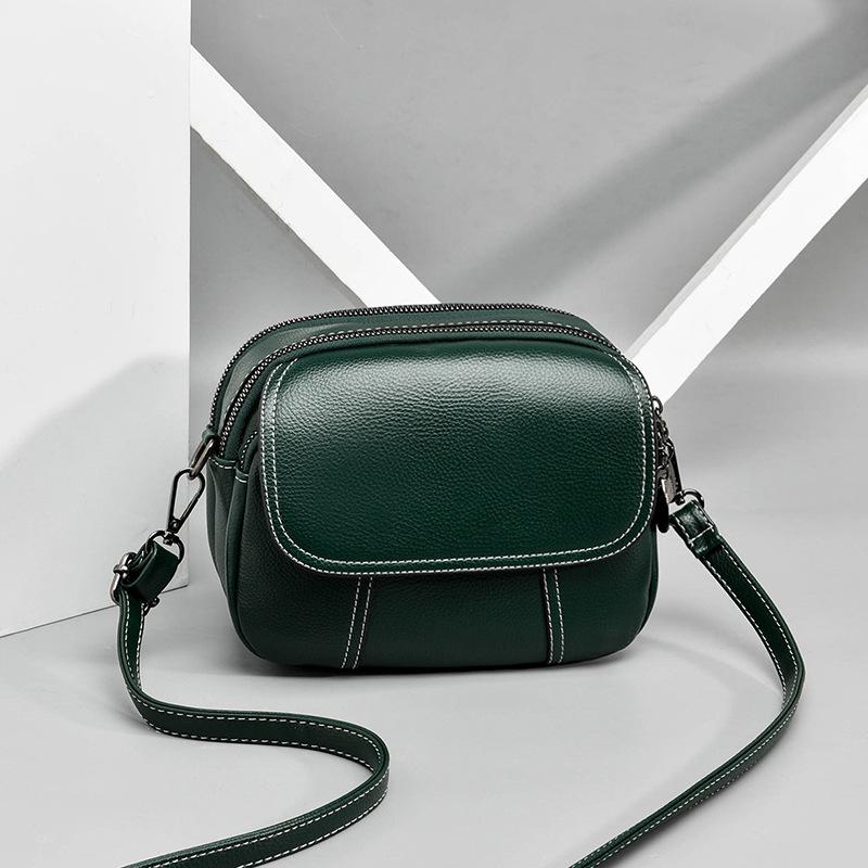 2023 Women's Trendy Soft Leather Crossbody Bag - Fashionable, Casual, Versatile, Small Spring/Summer Handbag