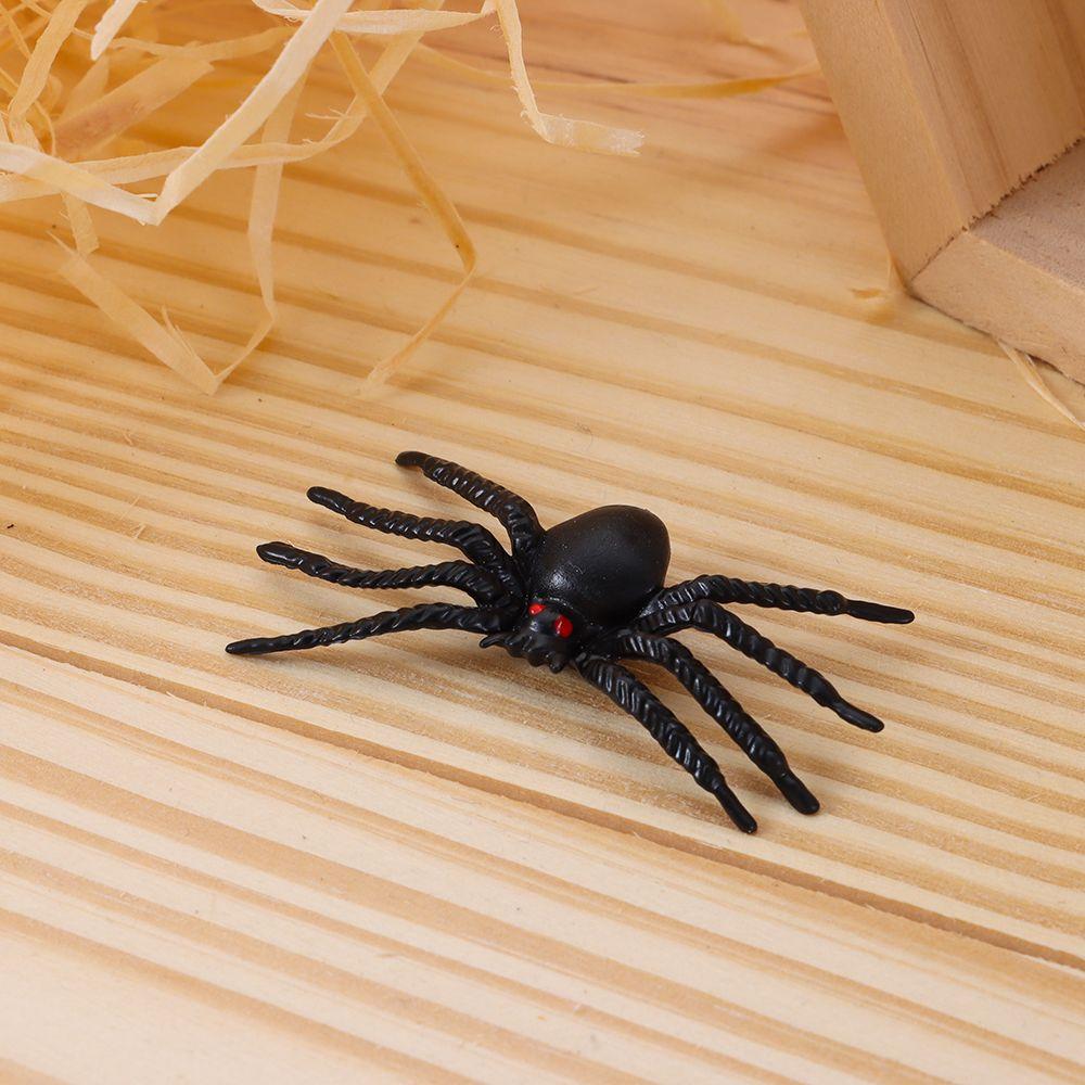 20Pcs/Pack Small 5Pcs/Pack Big Plastic Fake Spider Prank Toys Home Handmade DIY Crafts Halloween Decor Spiders Party Supplies