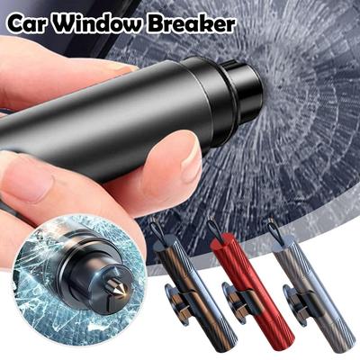 Aluminiowy Uniwersalny Stopowy Młotek Bezpieczeństwa Samochodowy Rozbijak do Szyb do Ratowania Życia Kempingowania Jazdy Narzędzie Ratunkowe do Ucieczki Awaryjnej