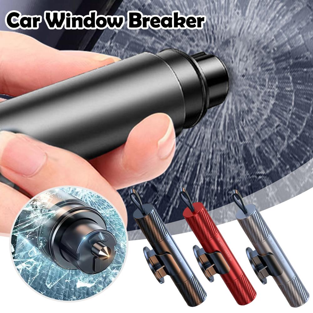 Safehammer - Upgraded Safe Hammer Glass Breaker Under Water, Car Hammer Seatbelt Cutter Window Breaker Emergency Escape Tool,