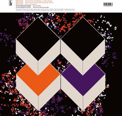 12inch Record DER PLAN / SCHLAMMPEITZIGER - Wie Der Wind Weht, Man Leidet Herrl BB296 Bureau B 2018 Europe Dance & Electronica