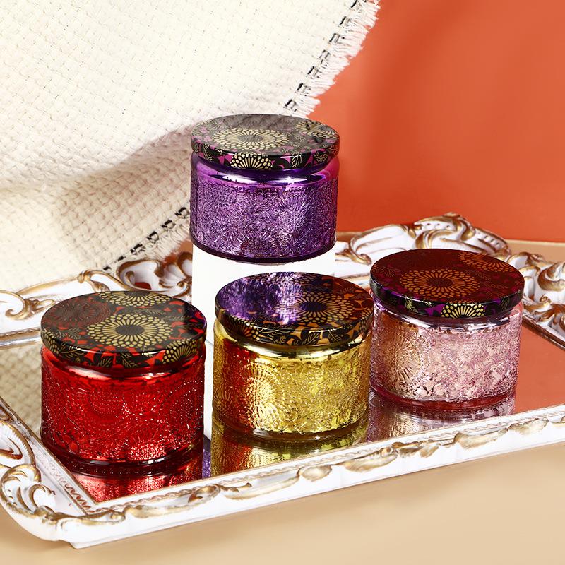 Luxury Scented Decorative Glass Candle Holder Votive Glass Candle Holder Glass Candle