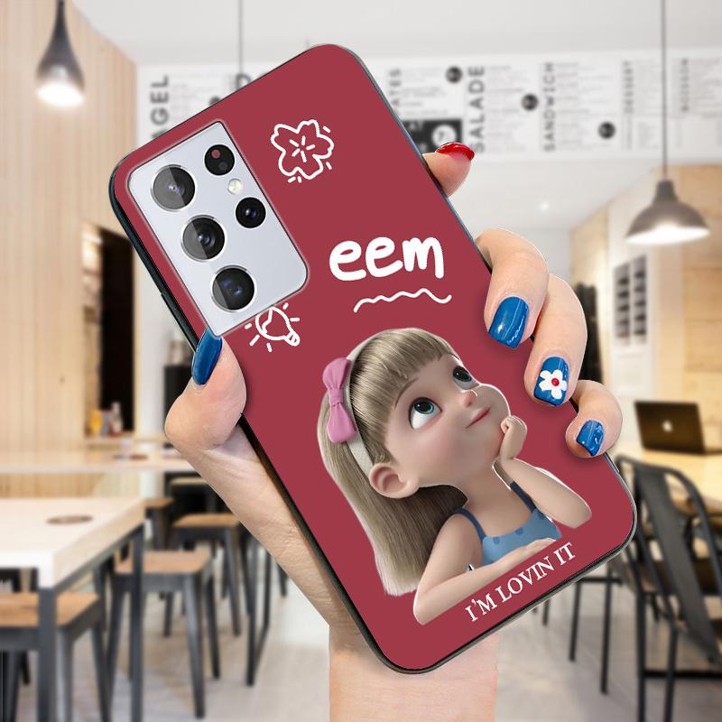 Husă de telefon încântătoare Naughty Little Girl Boy