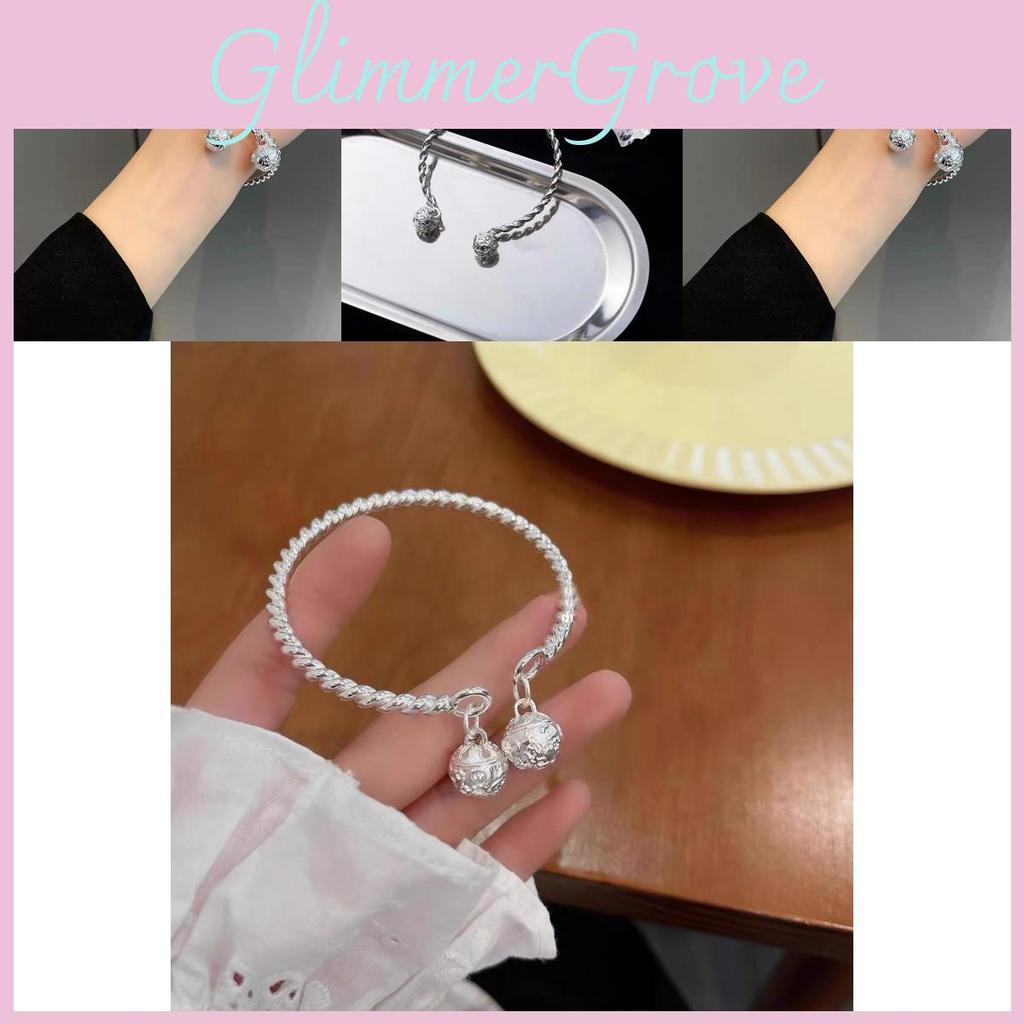 Fashionable Bell Alloy Bracelet For Women Unique Geometric Design 2024 Summer