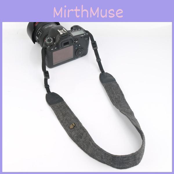 Camera Cotton Shoulder Strap For Dslr Cameras With Adjustable Length For Comfortable Photography