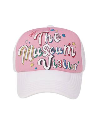 THEMUSEUMVISITOR Party Logo Mesh Cap (Pink)